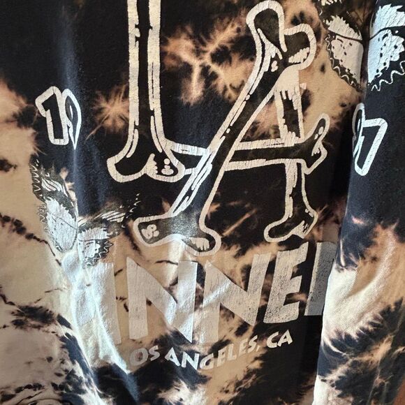 Gildan tshirt short sleeve tie dyed LA Saints or Sinners size medium - Picture 5 of 7